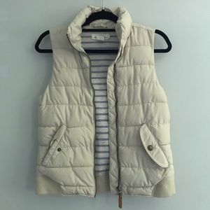 Cream Puffy Vest